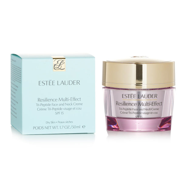 エスティ ローダー  レジリアンス マルチ-エフェクト トライ-ペプチド フェイス and ネック クリーム SPF 15 - For ドライ スキン   50ml/1.7oz