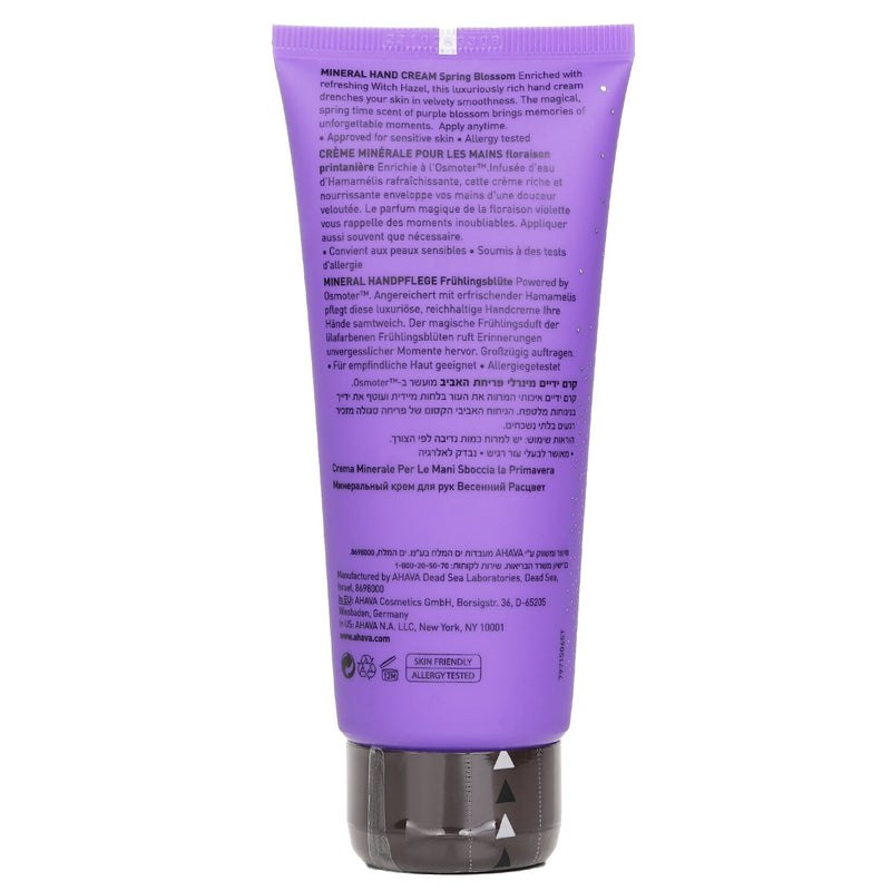 アハバ  デッドシー ウォーター ミネラル ハンド クリーム - Spring Blossom   100ml/3.4oz