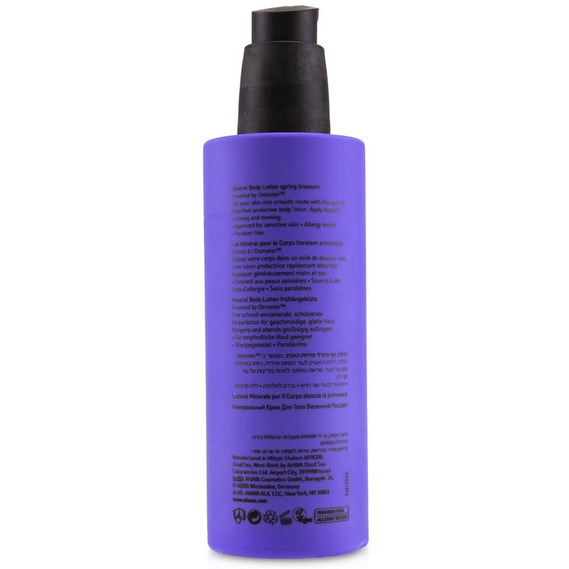 アハバ  デッドシー ウォーター ミネラル ボディ ローション - Spring Blossom   250ml/8.5oz