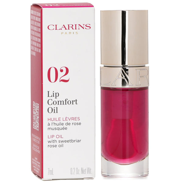 クラランス  リップ コンフォート オイル - # 02 Raspberry   7ml/0.1oz