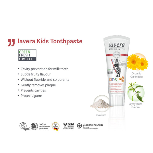 ラヴェーラ  トゥースペースト for キッズ - With Organic Calendula & Calcium   75ml/2.5oz