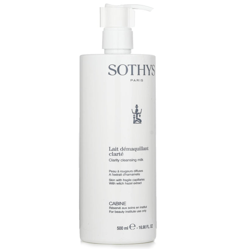 ソティス   Clarity Cleansing Milk - For Skin With Fragile Capillaries , With Witch Hazel Extract (Salon Size)   500ml/16.9oz