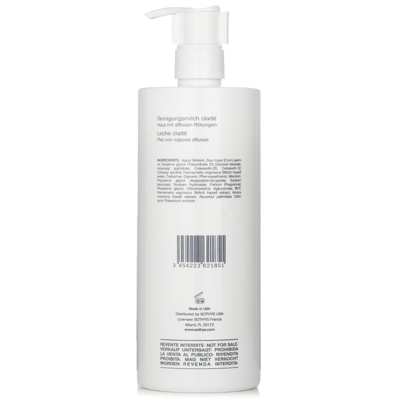 ソティス   Clarity Cleansing Milk - For Skin With Fragile Capillaries , With Witch Hazel Extract (Salon Size)   500ml/16.9oz