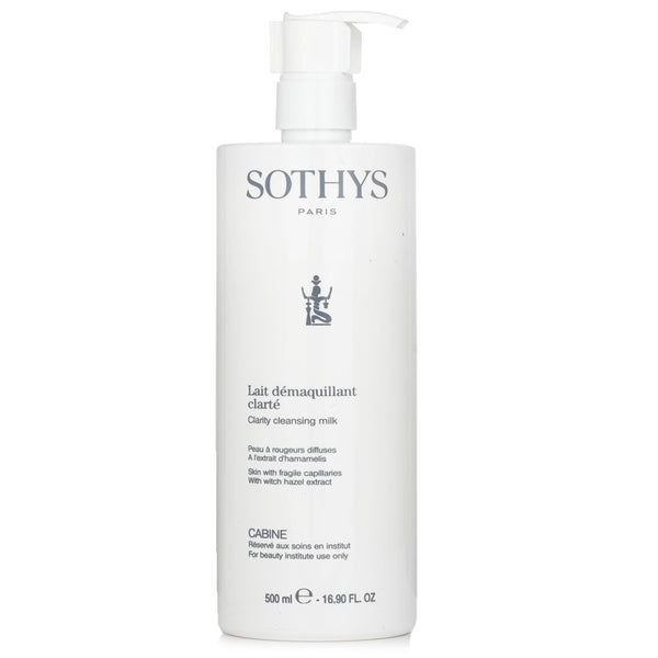 ソティス   Clarity Cleansing Milk - For Skin With Fragile Capillaries , With Witch Hazel Extract (Salon Size)   500ml/16.9oz