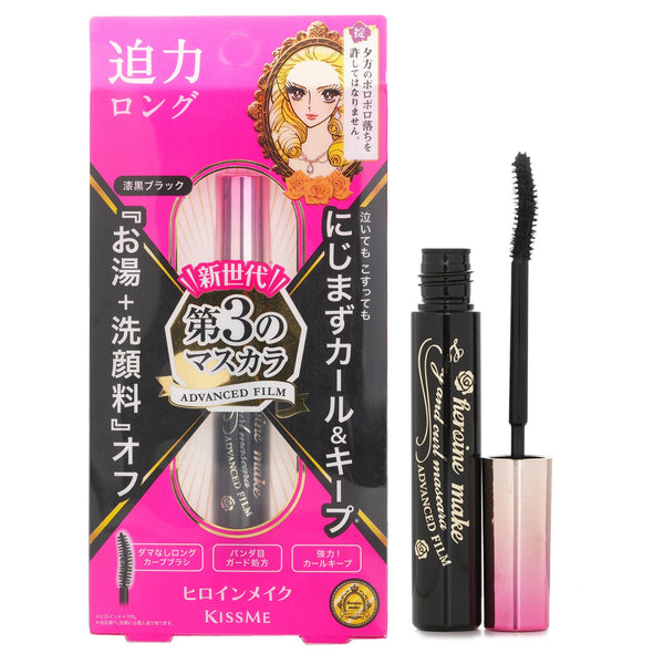 キスミー  ヒロイン メイク ロング アンド カール ウォータープルーフ マスカラ アドバンスト フィルム - # 01 Black   6g/0.21oz