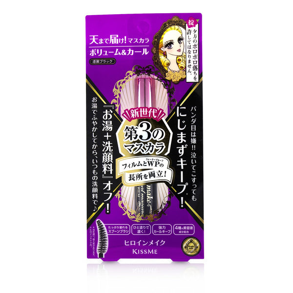 キスミー  ヒロイン メイク ボリューム アンド カール ウォータープルーフ マスカラ アドバンスト フィルム - # 01 Black   6g/0.21oz