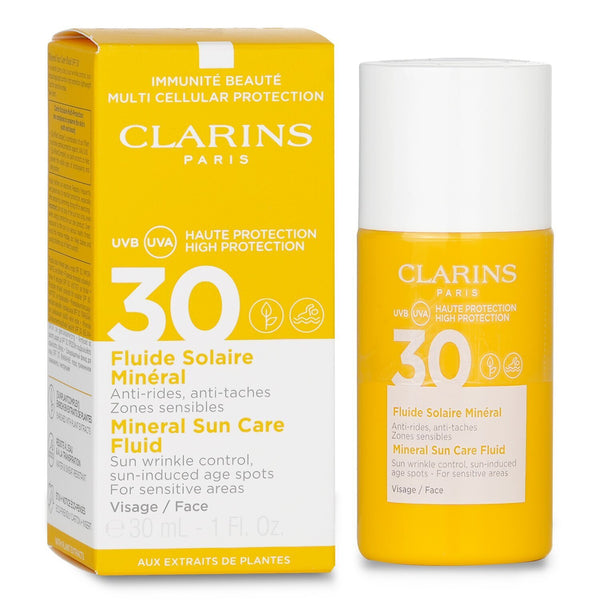 クラランス  ミネラル サン ケア フルイド For フェイス SPF 30 - For センシティブ エリア   30ml/1oz