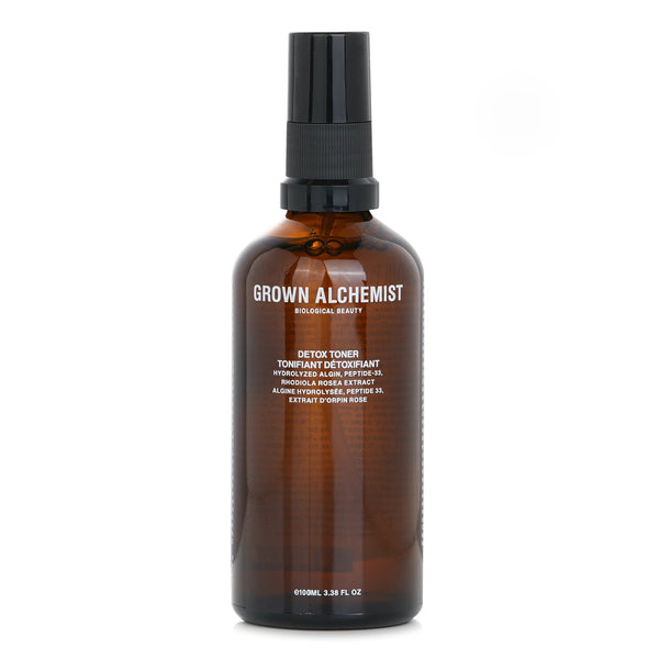 グロウン・アルケミスト  デトックス トナー - Hydrolyzed Algin, Peptide-33 & Rhodiola Rosea Extract   100ml/3.38oz