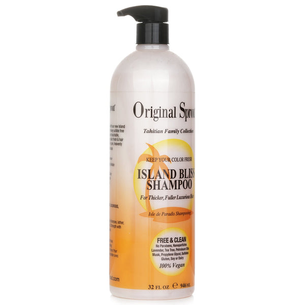 オリジナル スプラウト  タヒチアン ファミリ コレクション アイランド ブリス シャンプー (For Thicker, Fuller Luxurious Hair)   975ml/33oz