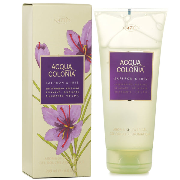 4711  アクア コロニア サフラン & アイリス アロマ シャワー ゲル   200ml/6.8oz