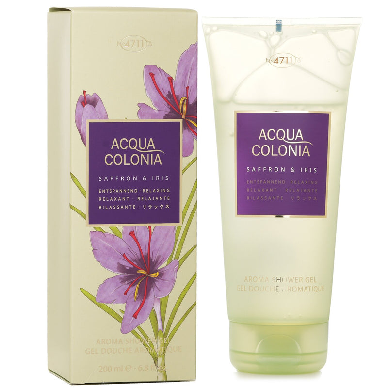 4711  アクア コロニア サフラン & アイリス アロマ シャワー ゲル   200ml/6.8oz