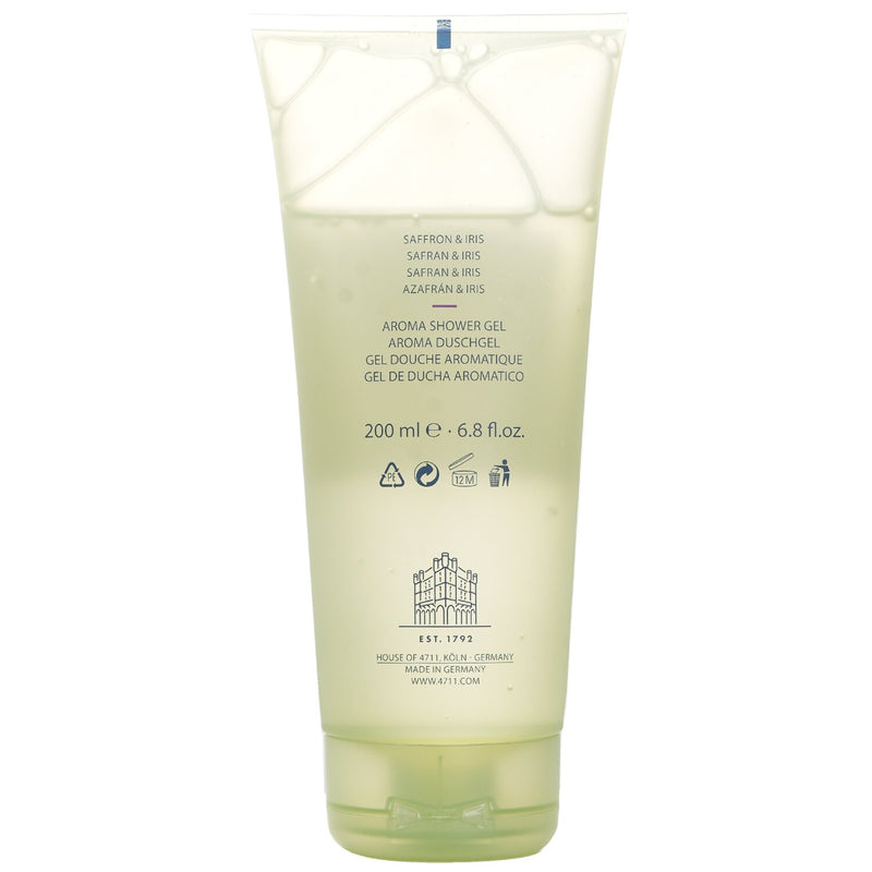 4711  アクア コロニア サフラン & アイリス アロマ シャワー ゲル   200ml/6.8oz
