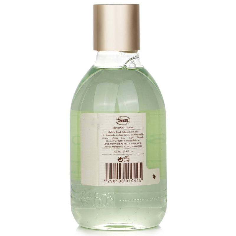 サボン  シャワーオイル - デリケート・ジャスミン (プラスチックボトル)   300ml/10.1oz
