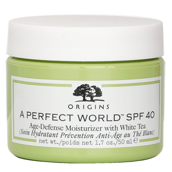 オリジンズ  パーフェクトワールド SPF40 エイジディフェンス モイスチャライザー With ホワイトティー   50ml/1.7oz