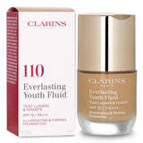 クラランス  エヴァーラスティング ユース フルイド イルミネイティング & ファーミング ファンデーション SPF 15 - # 110 Honey   30ml/1oz