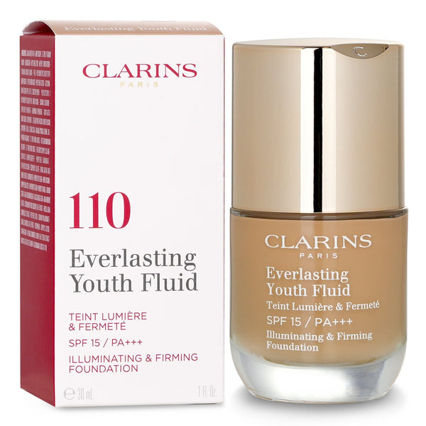 クラランス  エヴァーラスティング ユース フルイド イルミネイティング & ファーミング ファンデーション SPF 15 - # 110 Honey   30ml/1oz