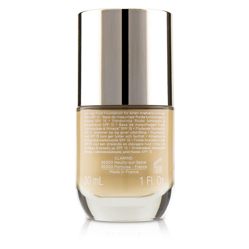 クラランス  エヴァーラスティング ユース フルイド イルミネイティング & ファーミング ファンデーション SPF 15 - # 110 Honey   30ml/1oz
