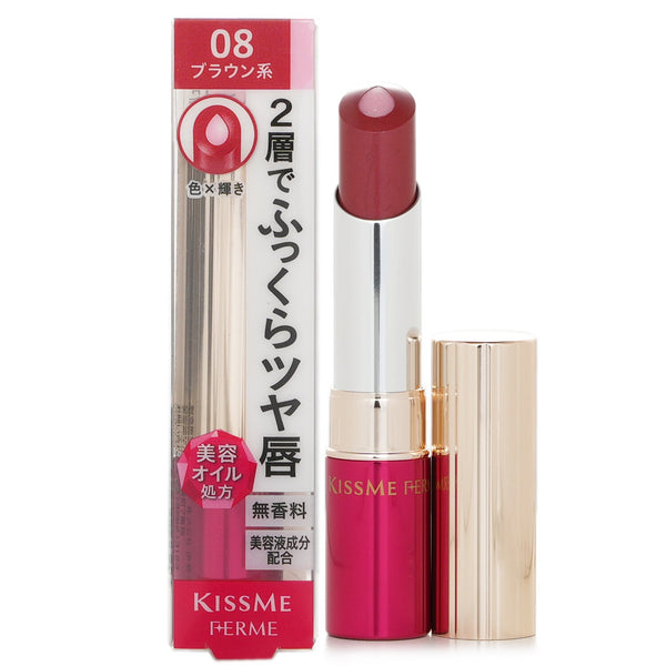 キスミー  キスミー フェルム Wカラー美容液ルージュ - # 08   3.6g/0.12oz