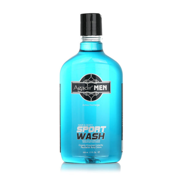 アガディール  Agadir Men Active Recharge Hair & Body Sport Wash   508ml/17oz