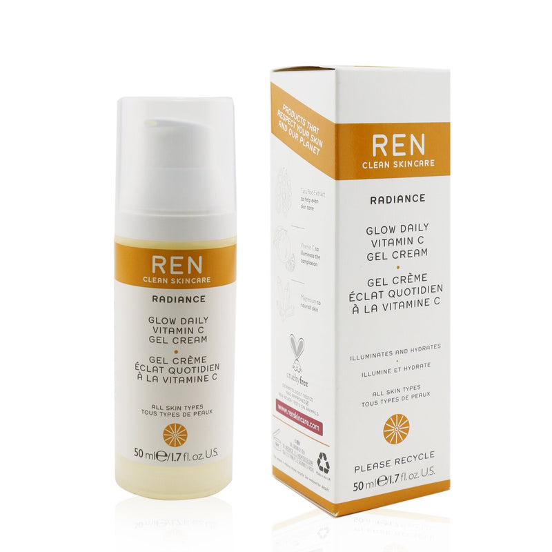 レン  ラディアンスグロウ デイリー ビタミンC ジェルクリーム (全ての肌質用)   50ml/1.7oz