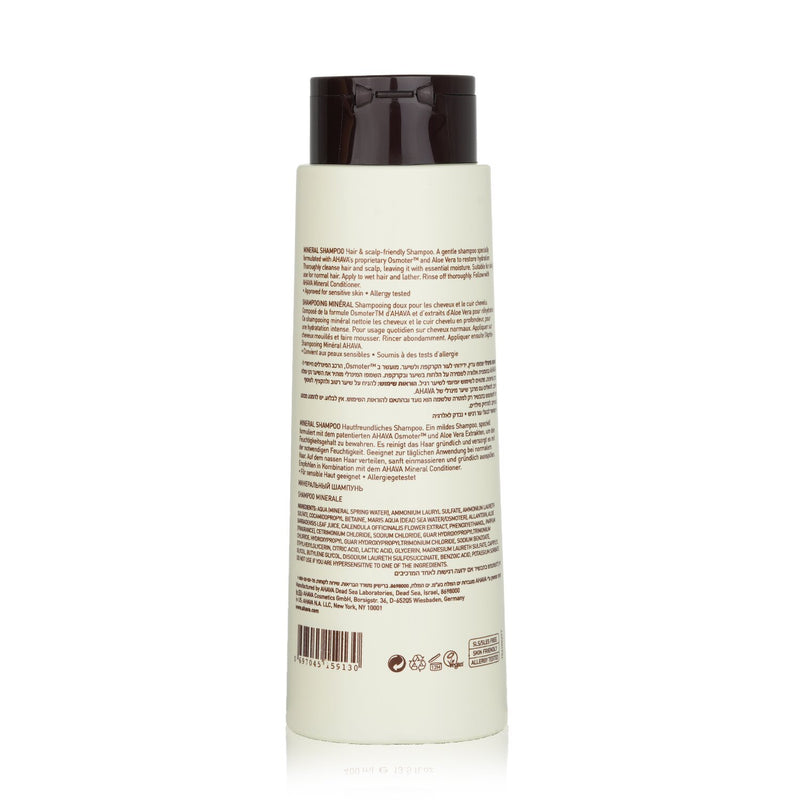 アハバ  デッドシー ウォーター ミネラル シャンプー - SLS/SLES 不使用   400ml/13.5oz