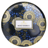 ボルスパ  3 Wick Decorative Tin Candle - Moso Bamboo   340g/12oz