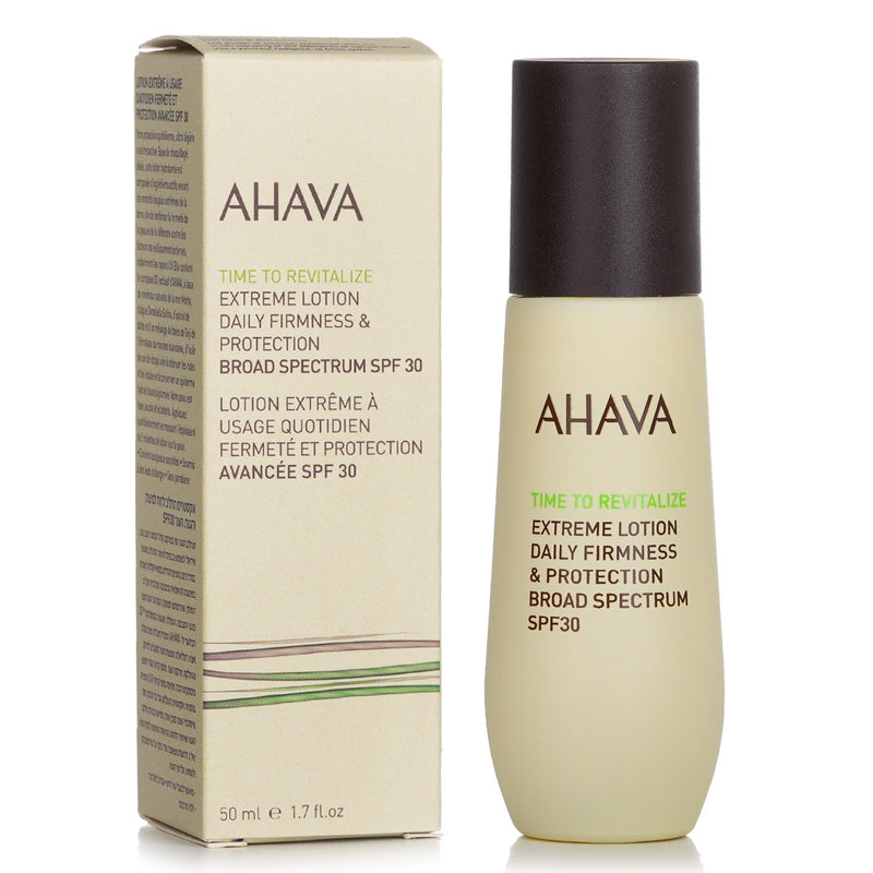 アハバ  タイム トゥ リバイタライズ エクストリーム ローション デーリー ファームネス & プロテクション SPF 30   50ml/1.7oz