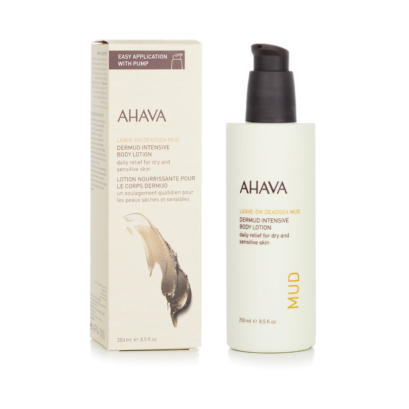 アハバ  リーブ-オン デッドシー マッド ダーマッド インテンシブ ボディー ローション - For Dry & Sensitive Skin   250ml/8.5oz