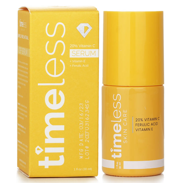 タイムレススキンケア  20% ビタミン C セラム + ビタミン E + フェルラ酸   30ml/1oz
