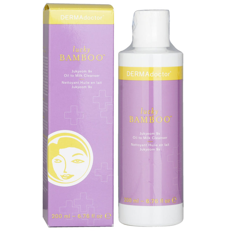 ダーマドクター  ラッキー バンブー ジュクヨム 9x オイルTo ミルク クレンザー   200ml/6.76oz