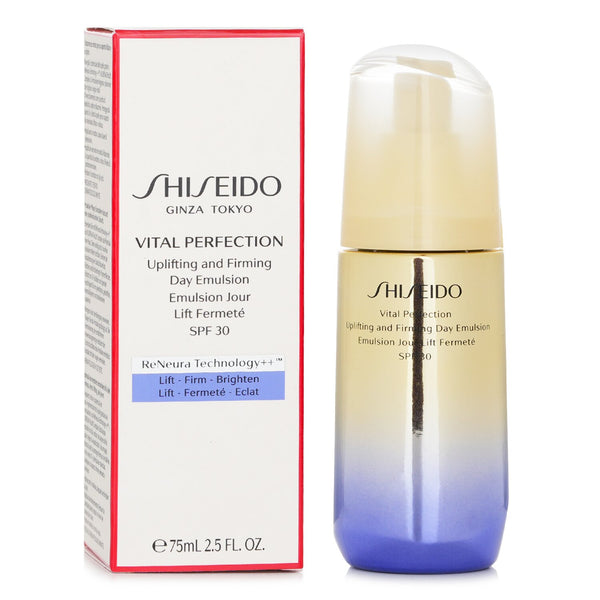 資生堂  バイタル パーフェクション アップリフト & ファーミング デイ エムルション SPF 30   75ml/2.5oz