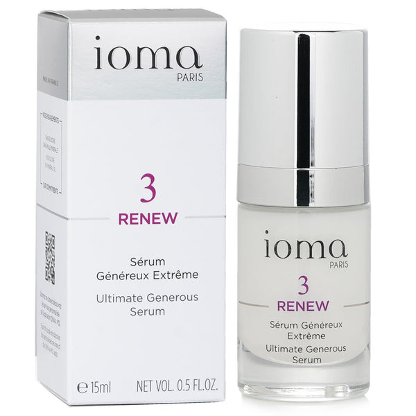 イオマ  リニュー - アルティメット ジェネラス セラム   15ml/0.5oz
