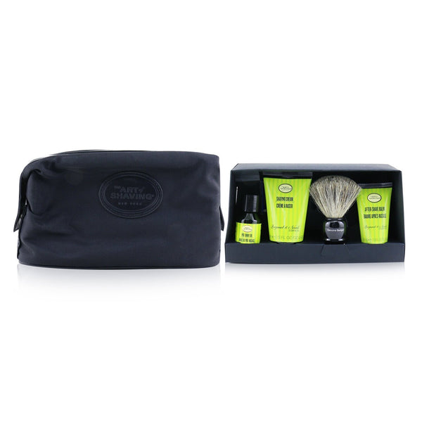 アートオブシェービング  The Four Elements of The Perfect Shave Set with Bag - Bergamot & Neroli : Pre Shave Oil + Shave Crm + A/S Balm + Brush + Razor   5pcs+1Bag