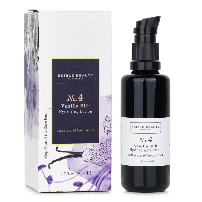 エディブルビューティー  No. 4 バニラ シルク ハイドレーティング ローション   50ml/1.7oz