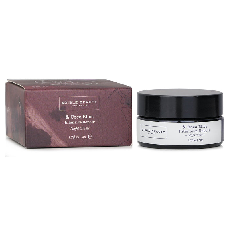 エディブルビューティー  & ココブリス インテンシブ リペア ナイト クリーム   50g/1.7oz