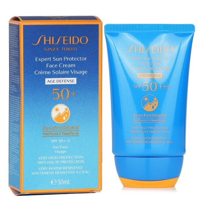 Shiseido Expert Sun Protector Face Cream SPF 50+ UVA (Very High Protection, Very Water-Resistant) 50ml/1.69oz