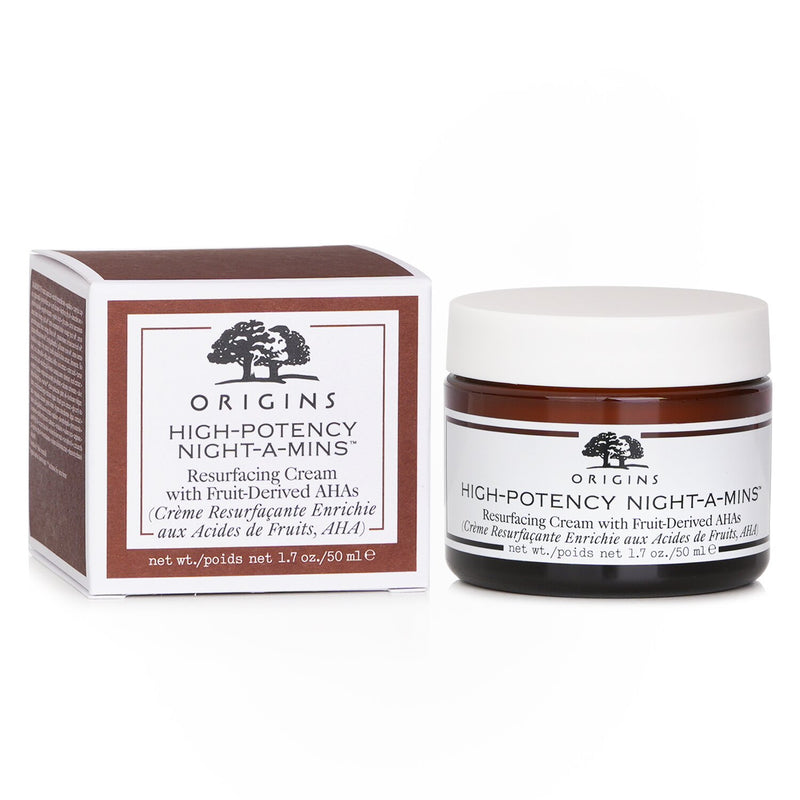 オリジンズ  ハイ-ポテンシー ナイト-ア-ミンス リサーフェーシング クリーム With Fruit-Derived AHAs   50ml/1.7oz