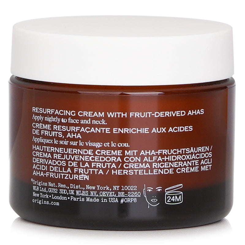 オリジンズ  ハイ-ポテンシー ナイト-ア-ミンス リサーフェーシング クリーム With Fruit-Derived AHAs   50ml/1.7oz