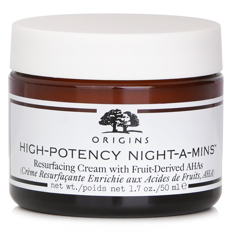オリジンズ  ハイ-ポテンシー ナイト-ア-ミンス リサーフェーシング クリーム With Fruit-Derived AHAs   50ml/1.7oz