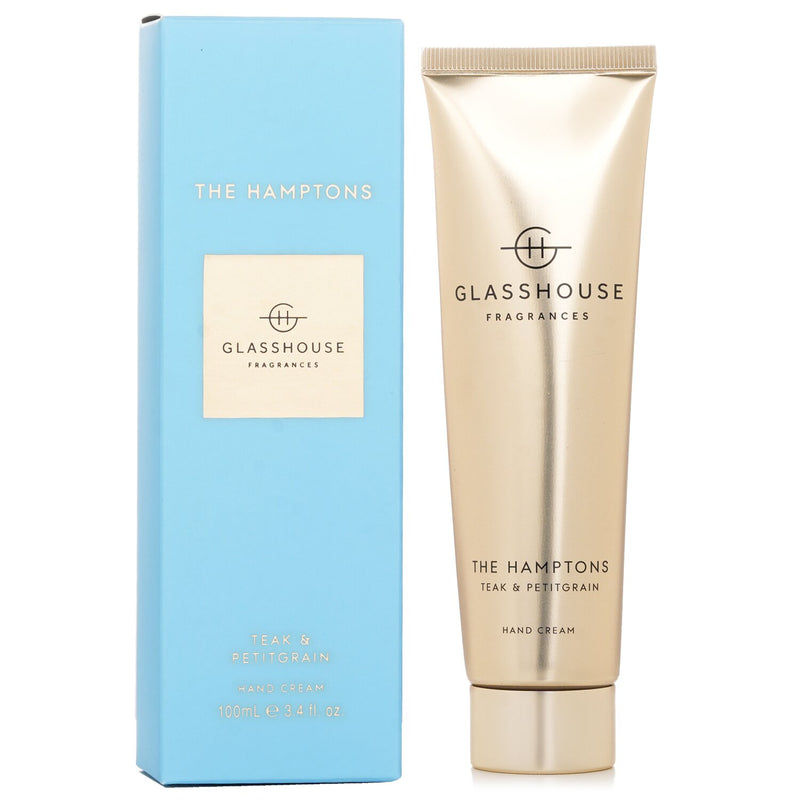 グラスハウス  Hand Cream - The Hamptons (Teak & Petitgrain)   100ml/3.4oz