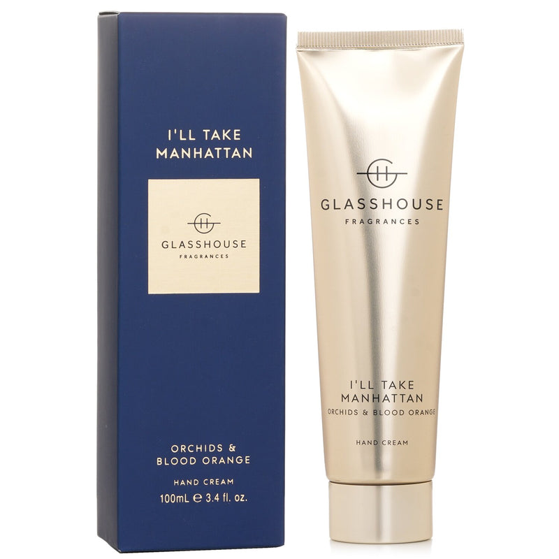 グラスハウス  Hand Cream - I'll Take Manhattan (Orchids & Blood Orange)   100ml/3.4oz