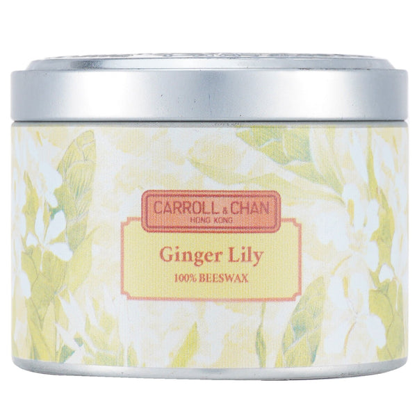 キャンドル・キャロル&チャン  100% Beeswax Tin Candle - Ginger Lily   (8x6) cm