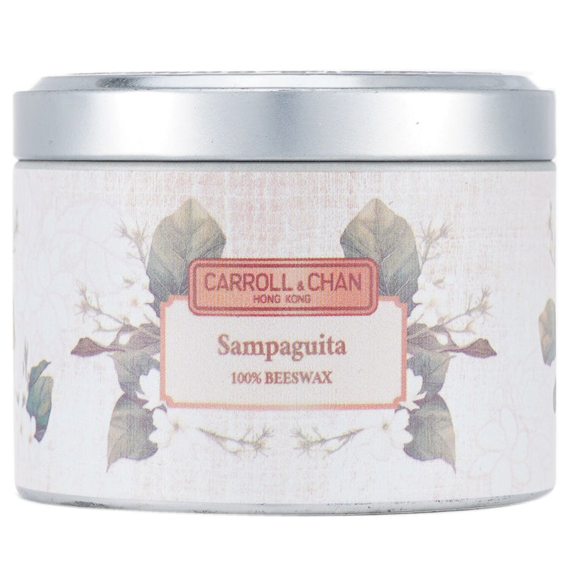 キャンドル・キャロル&チャン  100% Beeswax Tin Candle - Sampaguita   (8x6) cm