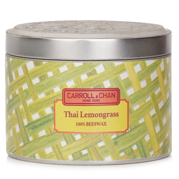 キャンドル・キャロル&チャン  100% Beeswax Tin Candle - Thai Lemongrass   (8x6) cm