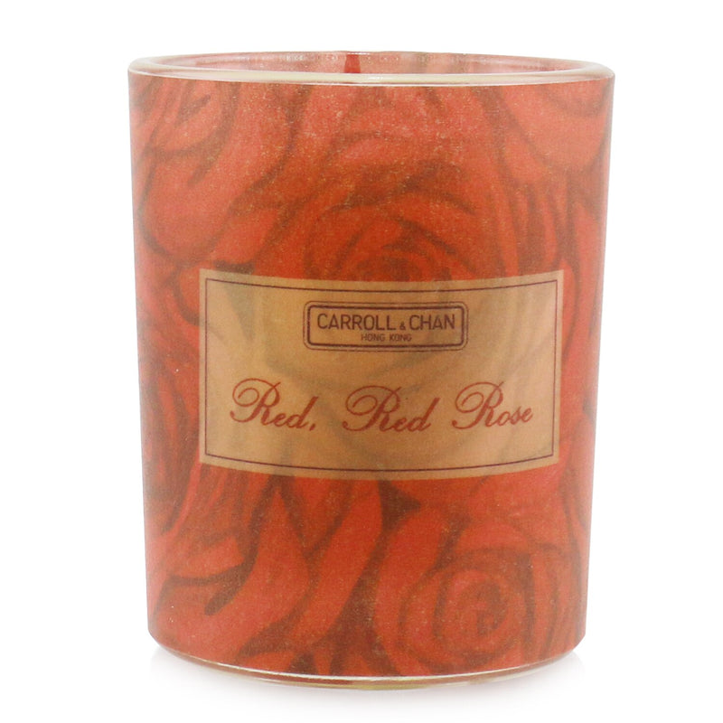 キャンドル・キャロル&チャン  100% Beeswax Votive Candle - Red Red Rose   65g/2.3oz