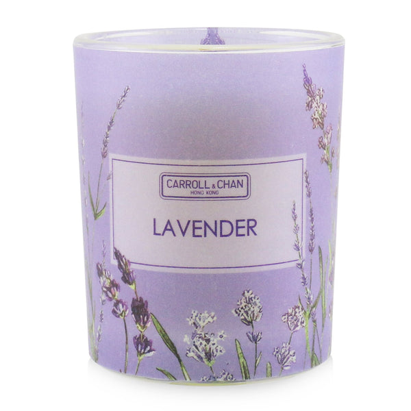 キャンドル・キャロル&チャン  100% Beeswax Votive Candle - Lavender   65g/2.3oz