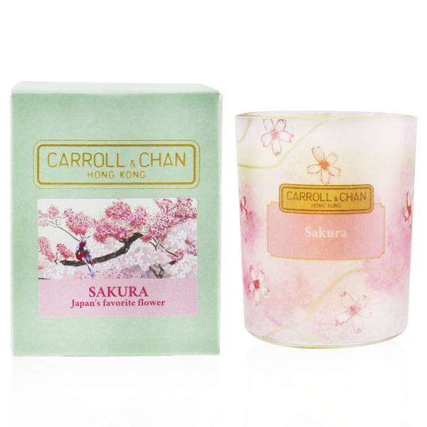 キャンドル・キャロル&チャン  100% Beeswax Votive Candle - Sakura   65g/2.3oz
