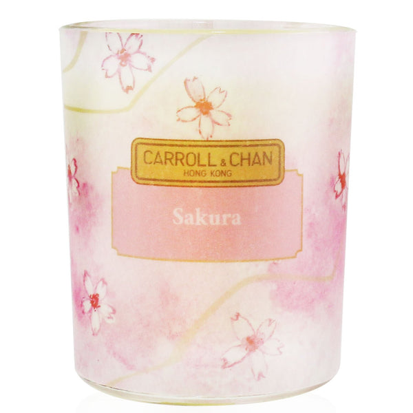 キャンドル・キャロル&チャン  100% Beeswax Votive Candle - Sakura   65g/2.3oz