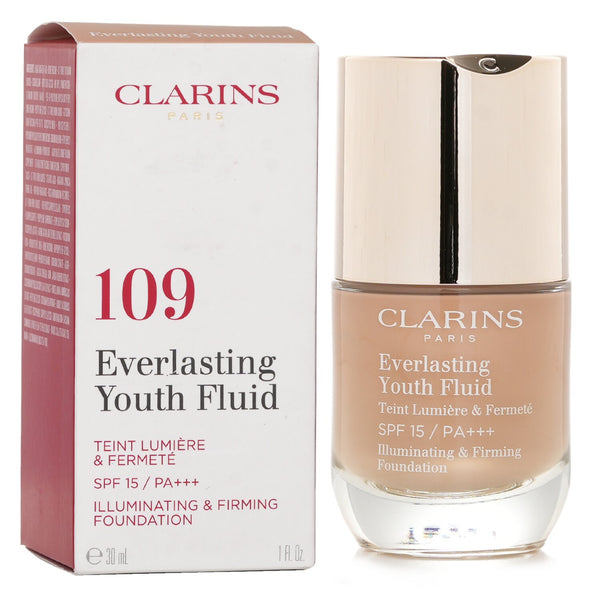 クラランス  エヴァーラスティング ユース フルイド イルミネイティング & ファーミング ファンデーション SPF 15 - # 109 Wheat   30ml/1oz