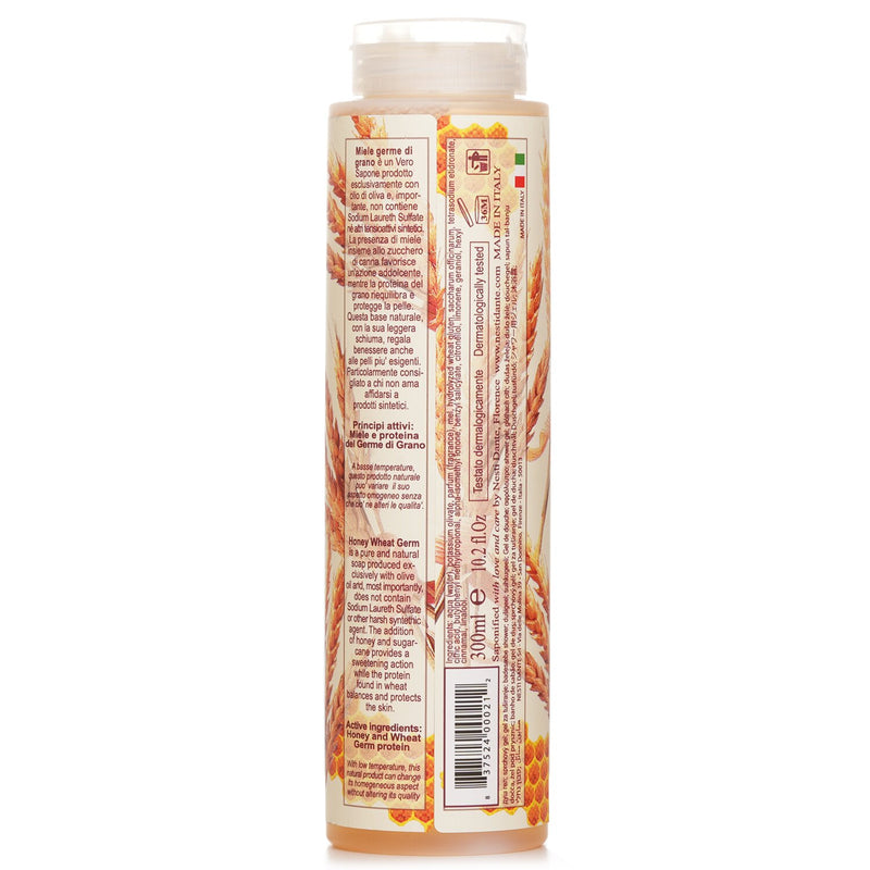 ネスティダンテ  ナチュラルリキッドソープ - ハニー小麦胚芽 (シャワージェル)   300ml/10.2oz